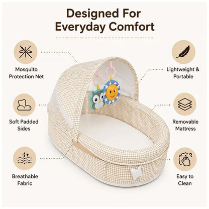 Little Angel Baby Nest Bed With Mosquito Net