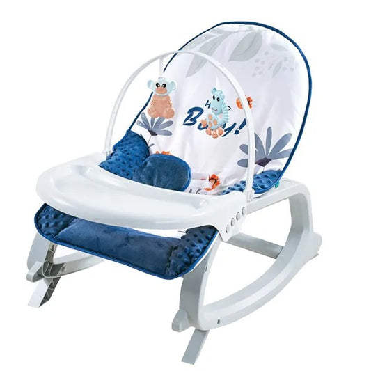 Little Angel Baby Rocker Chair With Feeding Tray And Toy Bar