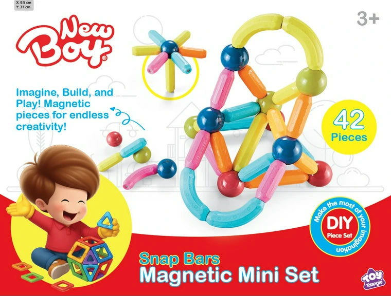 New Boy Small Size Assembled Magnetic Rod (42Pcs)