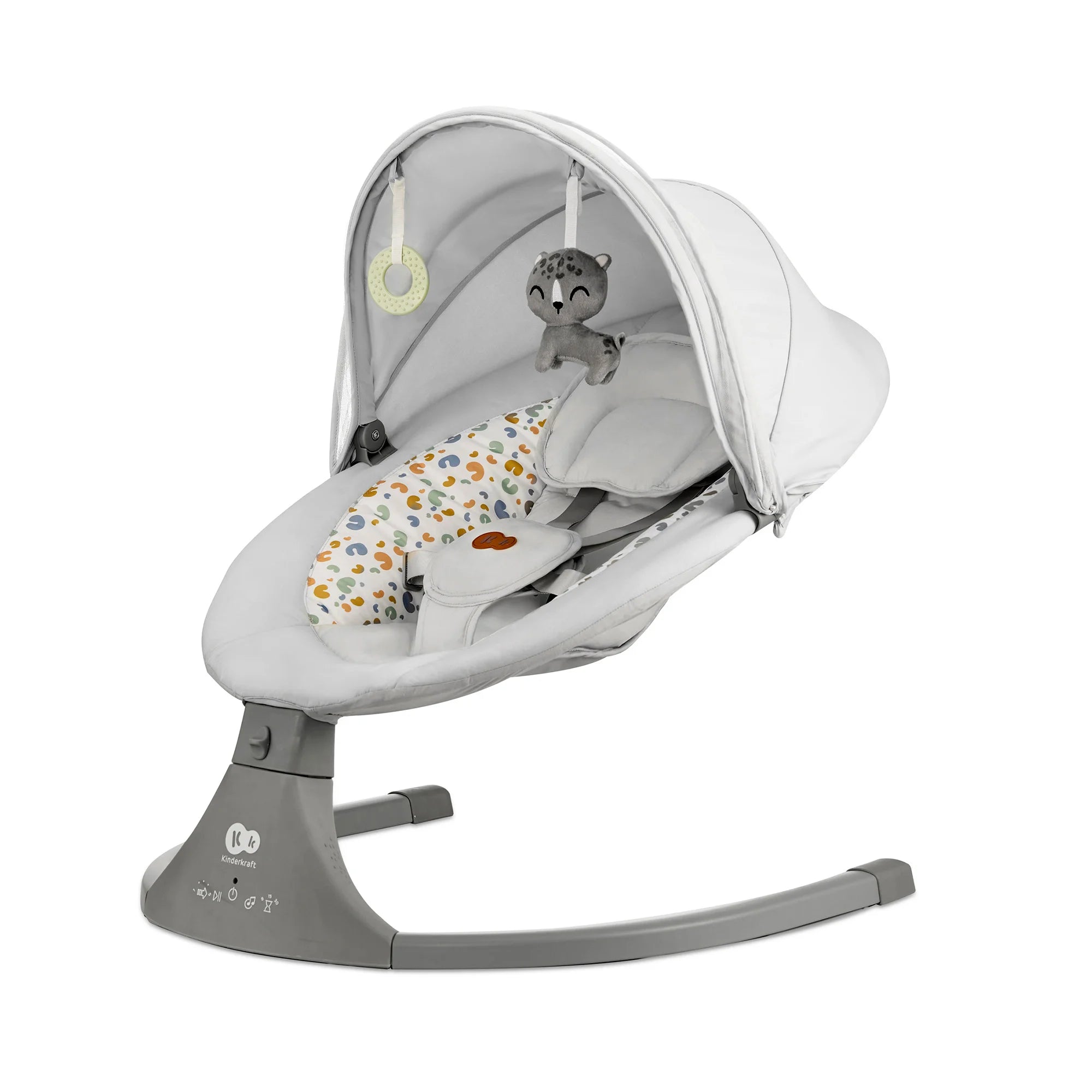 Kinderkraft 2-In-1 Lumi 2 Electric Rocker-Bouncer