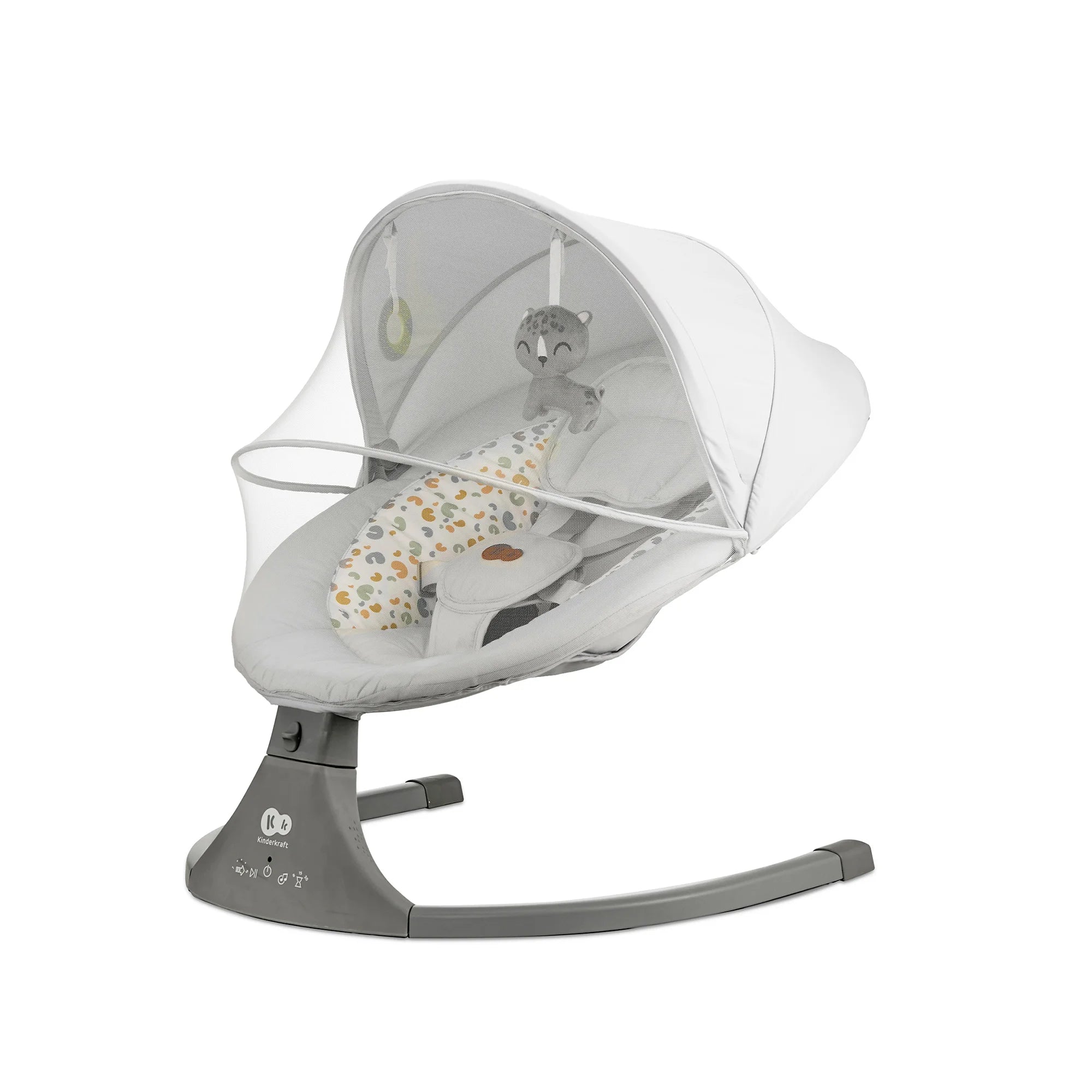 Kinderkraft 2-In-1 Lumi 2 Electric Rocker-Bouncer