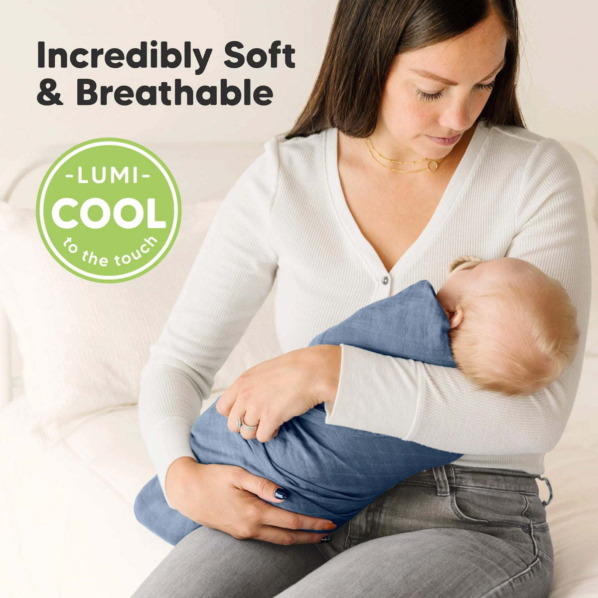 Keababies Lumi Muslin Swaddle Blankets (Bloom)