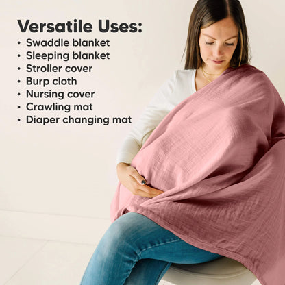 Keababies Lumi Muslin Swaddle Blankets (Bloom)