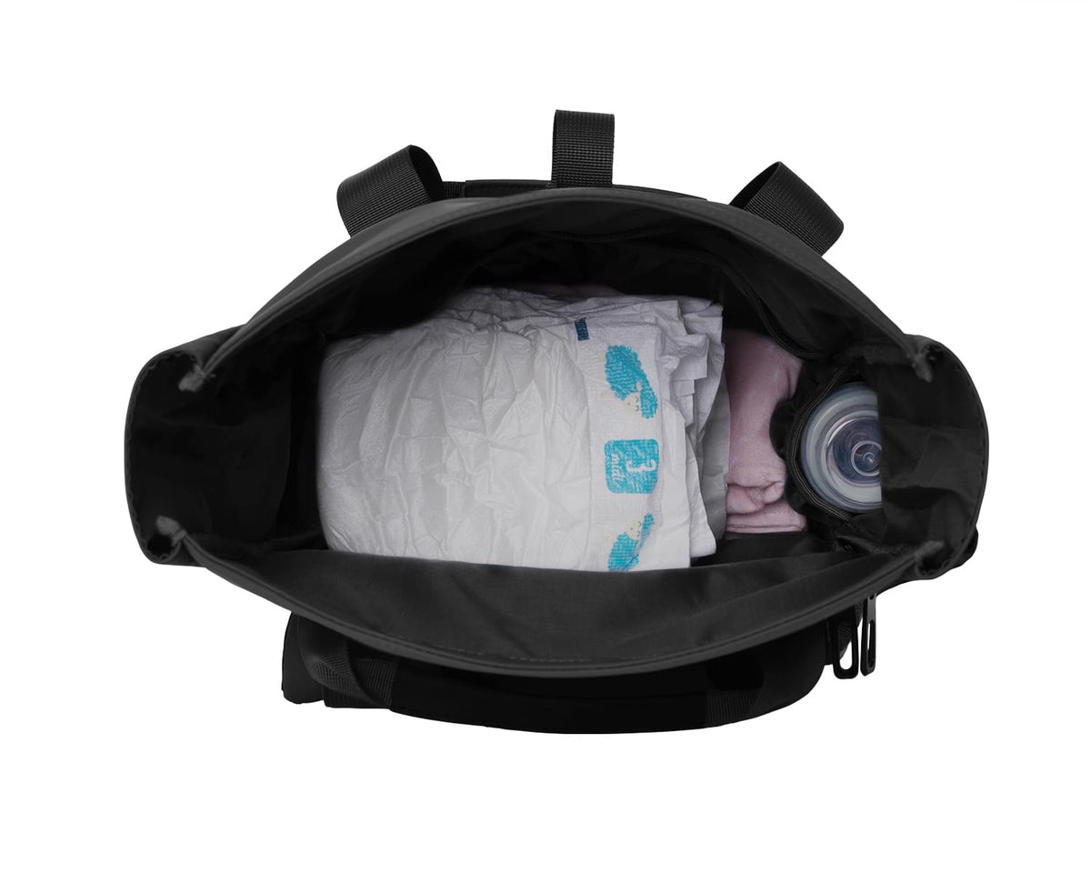 Kikkaboo - Cerise Mama Bag - Black