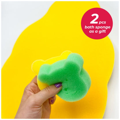 Babyjem Baby Bath Sponge (0+ Months, Yellow)