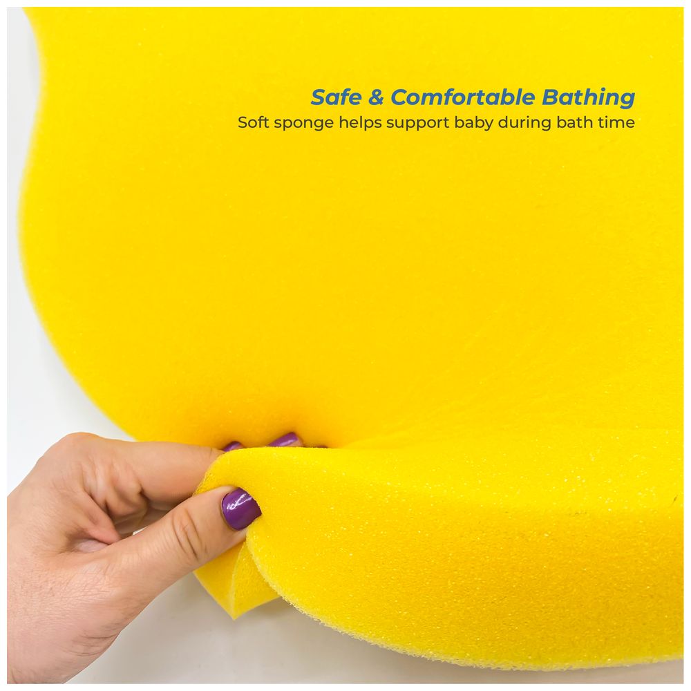 Babyjem Baby Bath Sponge (0+ Months, Yellow)