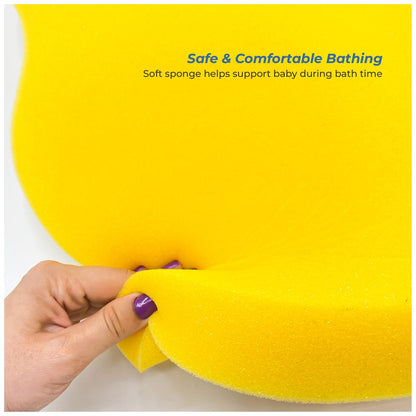 Babyjem Baby Bath Sponge (0+ Months, Yellow)