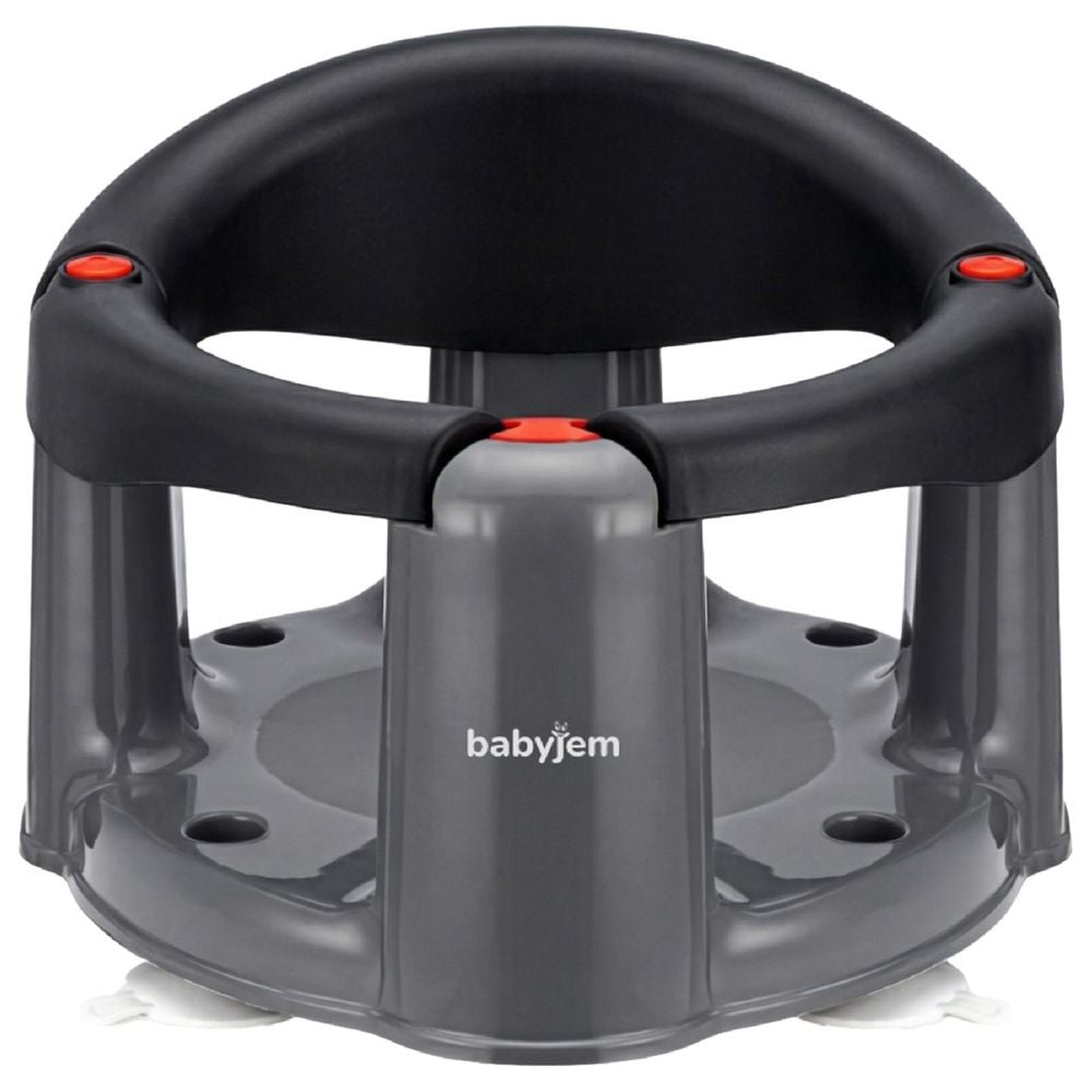 Babyjem Anti-Slip Baby Bath & Feeding Seat (6+ Months, Black)