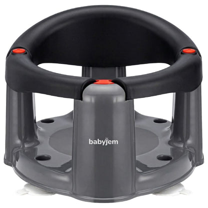 Babyjem Anti-Slip Baby Bath & Feeding Seat (6+ Months, Black)