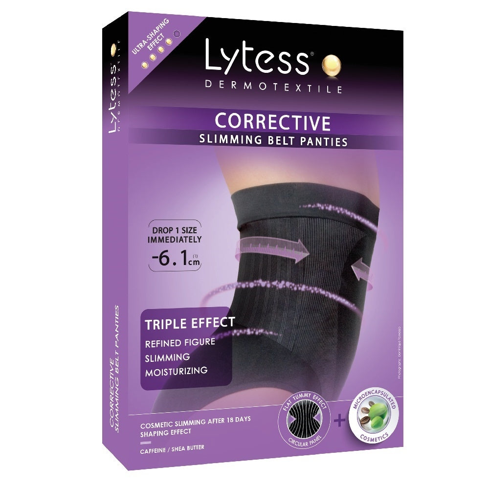 Lytess Corrective Slimming Belt Panties (Black, S/M)