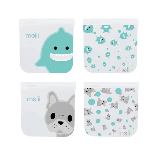 Melii Reusable Snack Bags - Pack of 4