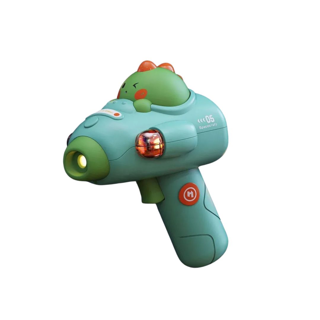Hang Wing Cartoon Astronaut Space Gun Toy Plastic Projecting