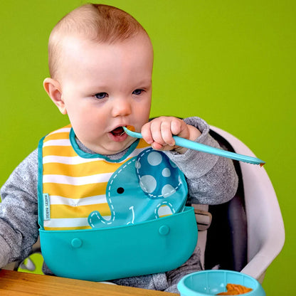 Marcus & Marcus Masher Spoon & Bowl Set (Blue)