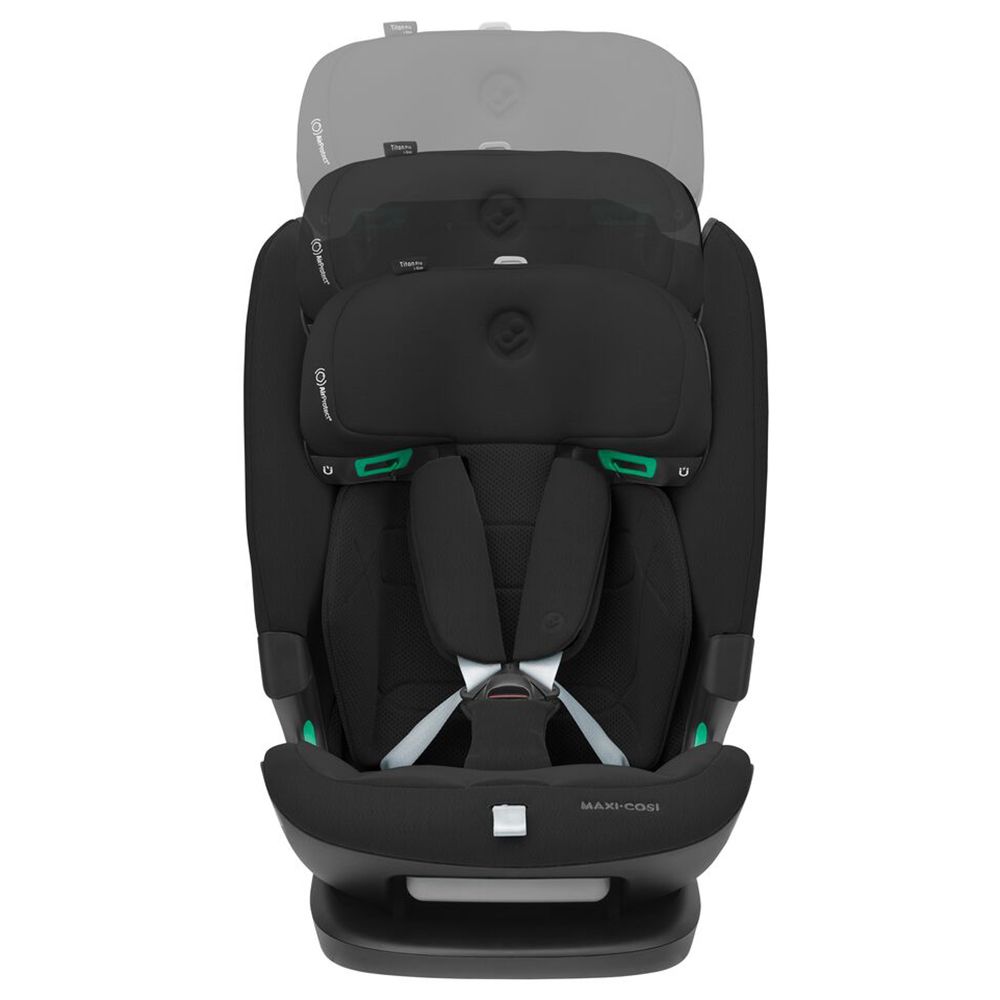 مقعد سيارة ماكسي-كوزي Titan Pro2 i-Size (أسود أصيل)