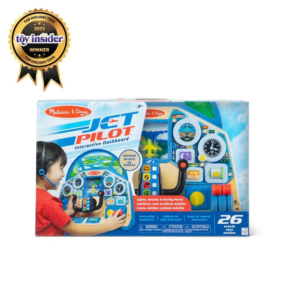 Melissa & Doug - Jet Pilot Interactive Dashboard - Multicolor