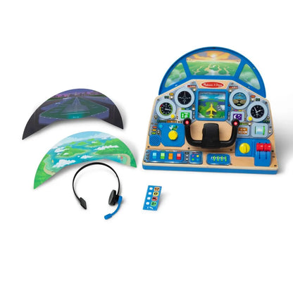 Melissa & Doug - Jet Pilot Interactive Dashboard - Multicolor