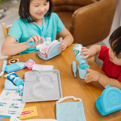 Melissa & Doug - Super Smile Dentist Kit Play Set - 25 Pcs - Multicolor