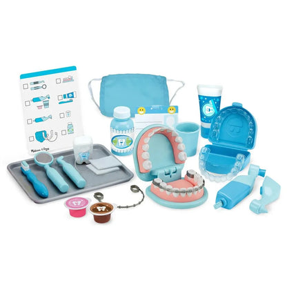 Melissa & Doug - Super Smile Dentist Kit Play Set - 25 Pcs - Multicolor