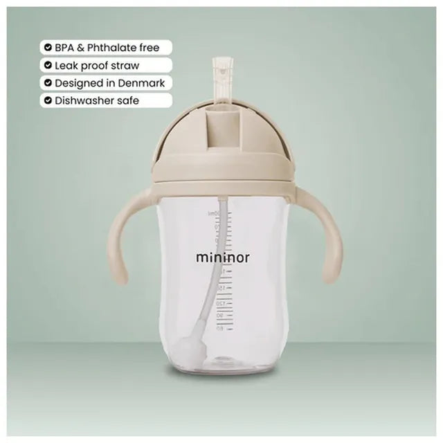 Mininor Non Spill Trainer Straw Cup (330ml)