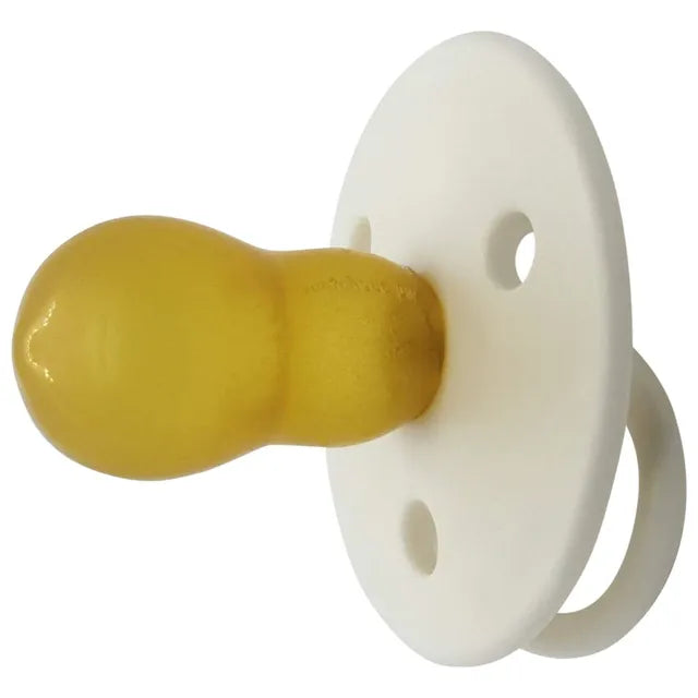 Mininor Round Pacifier Latex - Pack of 2 (6M+)
