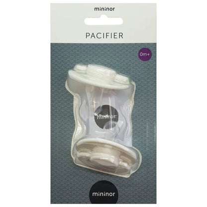 Mininor Round Pacifier Silicone - Pack of 2 (0M+)