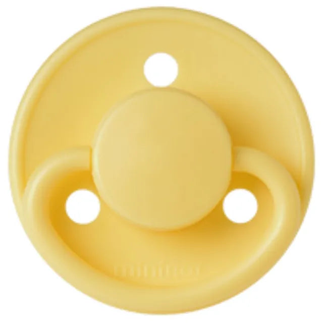 Mininor Round Pacifier Latex (0M+)
