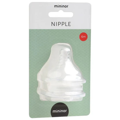 Mininor Silicone Nipple (Clear)