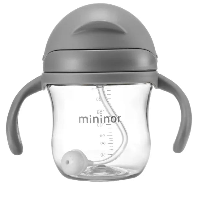 Mininor Non-spill Trainer Straw Cup  Weighted Straw (220ml)