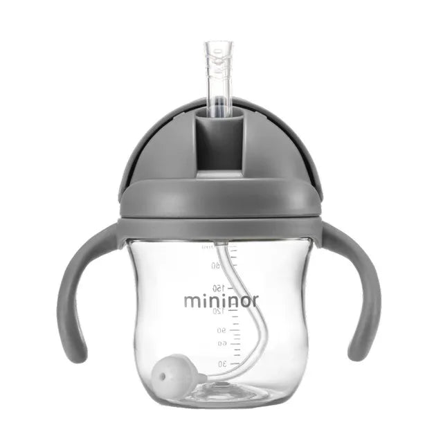 Mininor Non-spill Trainer Straw Cup  Weighted Straw (220ml)