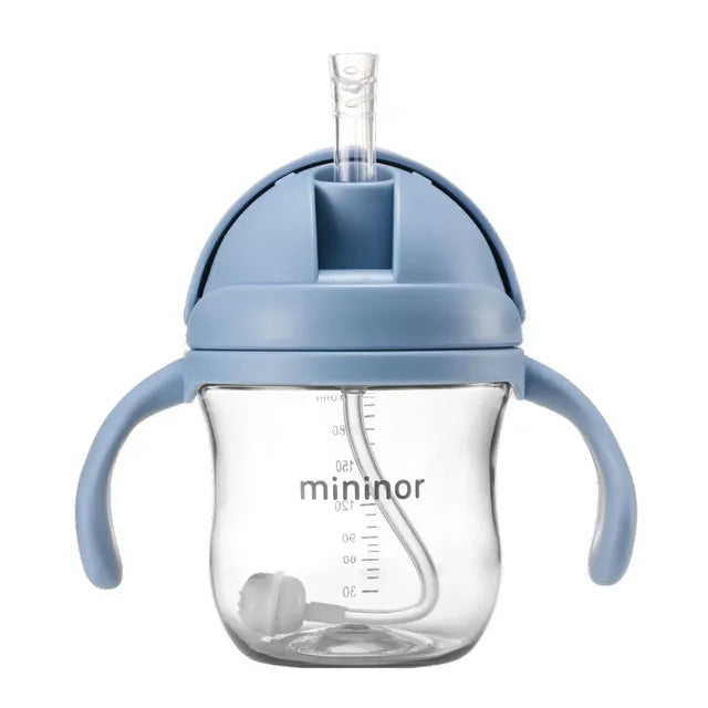 Mininor Non-spill Trainer Straw Cup  Weighted Straw (220ml)