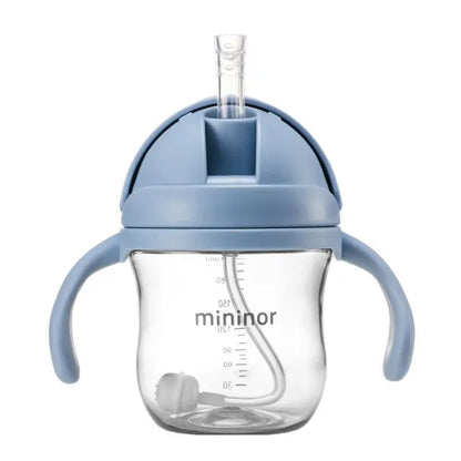 Mininor Non-spill Trainer Straw Cup  Weighted Straw (220ml)