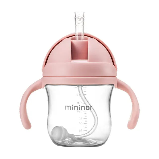 Mininor Non-spill Trainer Straw Cup  Weighted Straw (220ml)