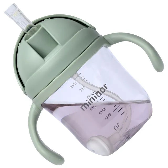 Mininor Non-spill Trainer Straw Cup  Weighted Straw (220ml)