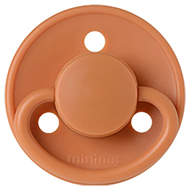 Mininor Round Pacifier Latex (6M+)