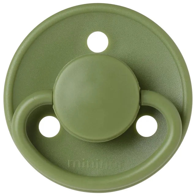 Mininor Round Pacifier Latex (0M+)