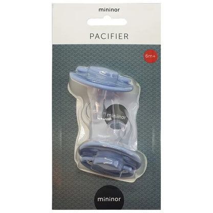 Mininor Round Pacifier Silicone - Pack of 2 (6M+)
