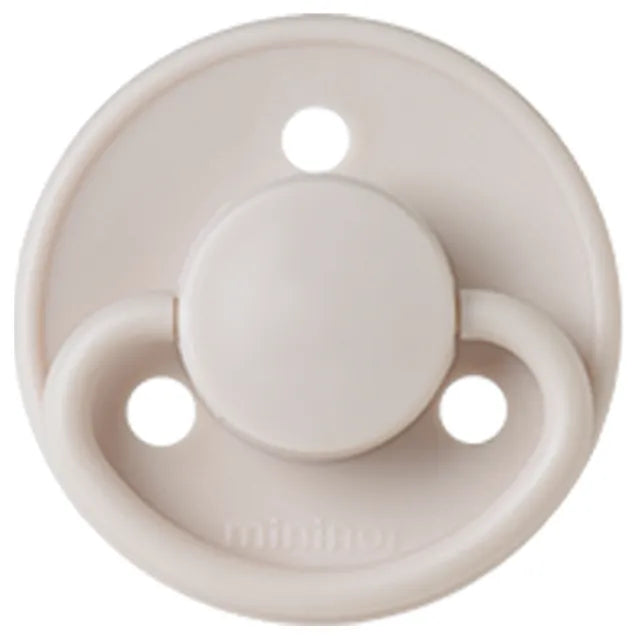 Mininor Round Pacifier Latex (0M+)