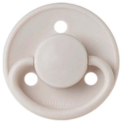 Mininor Round Pacifier Latex (0M+)