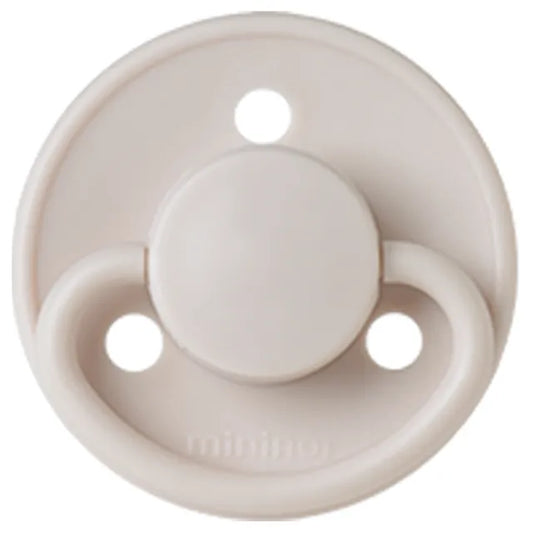 Mininor Round Pacifier Latex (0M+)
