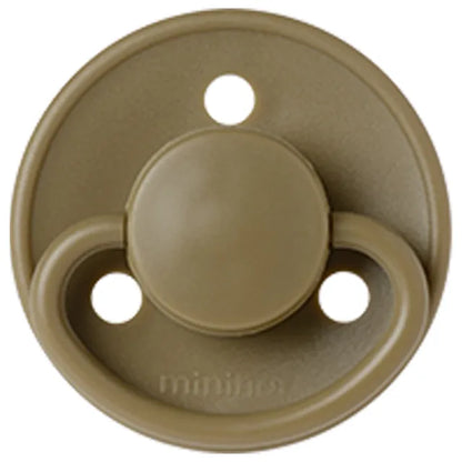 Mininor Round Pacifier Latex (0M+)