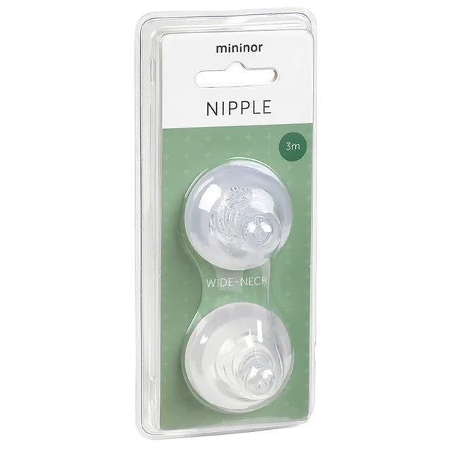 Mininor Silicone Nipple (Clear)