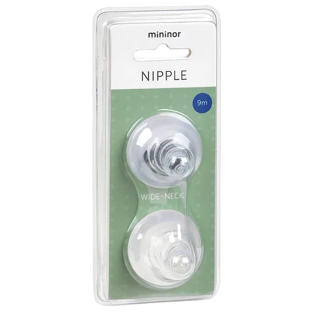 Mininor Silicone Nipple (Clear)