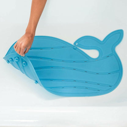 Skip Hop Non-Slip Baby Bathmat, Moby, Blue.