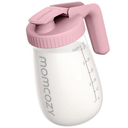وعاء زجاجي لحفظ حليب الأم من مومكوزي (32oz)
