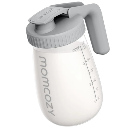 وعاء زجاجي لحفظ حليب الأم من مومكوزي (32oz)