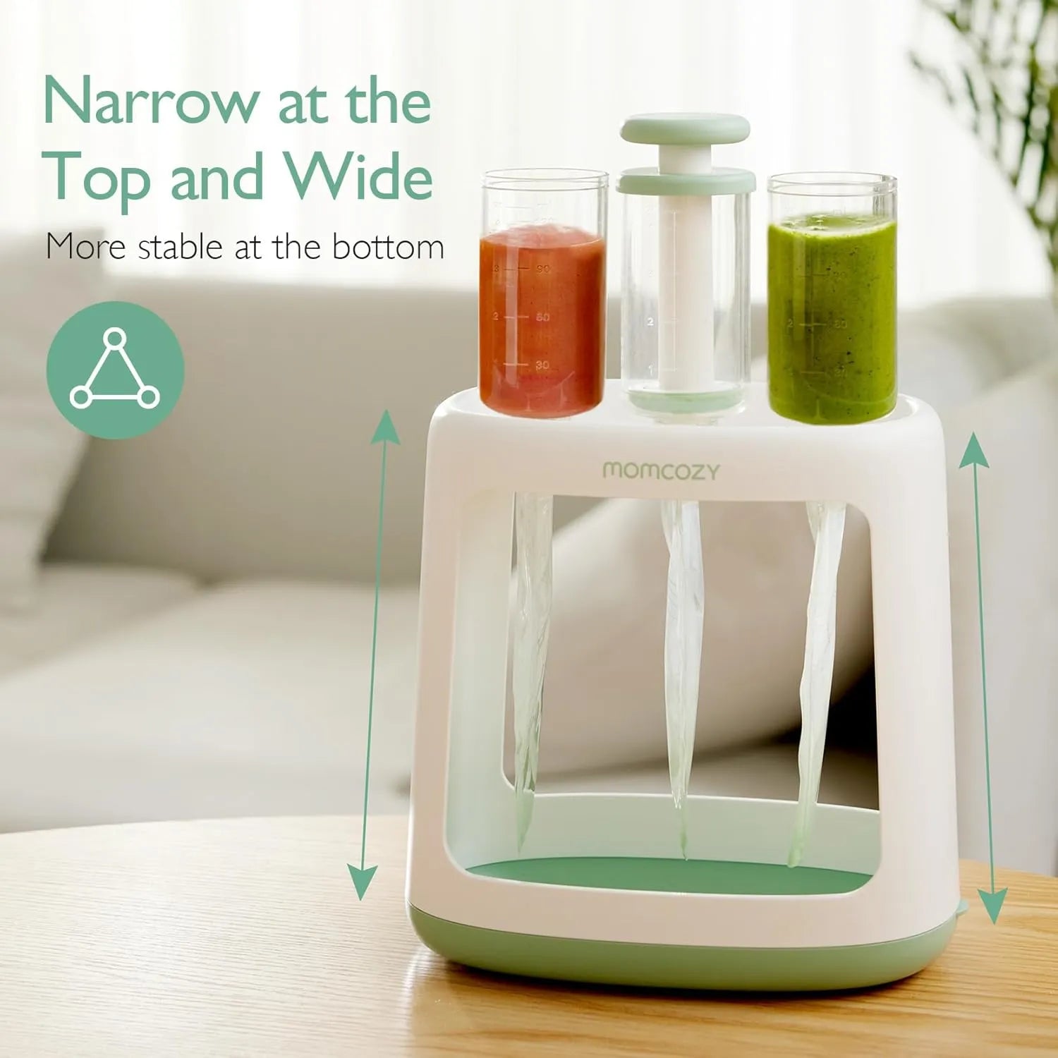 Momcozy Baby Food Maker for Puree Food Storage By 5 Reusable Bags
