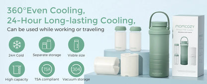 Momcozy Portable Breast Milk Cooler for Outdoor (22oz/650ml)