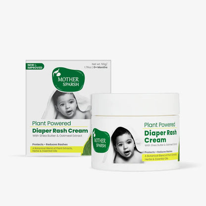 كريم طفح الحفاضات النباتي من ماذر سبارش، 50g