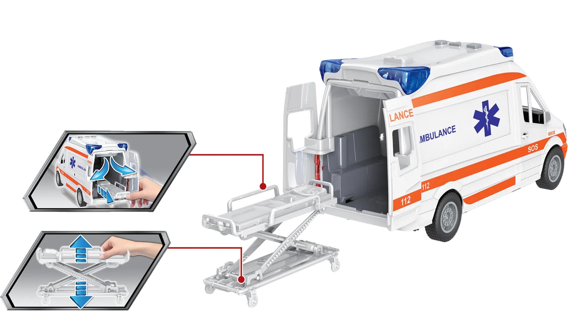 New Boy Ambulance With Light & Sound
