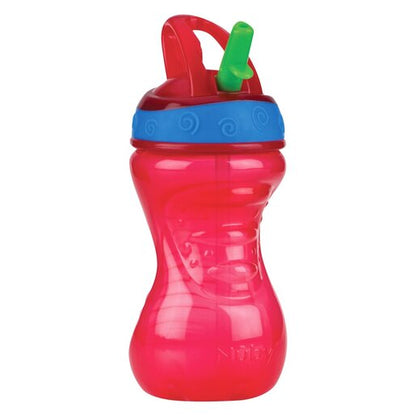Nuby Hard Straw Flip It Cup (1pc, Assorted)